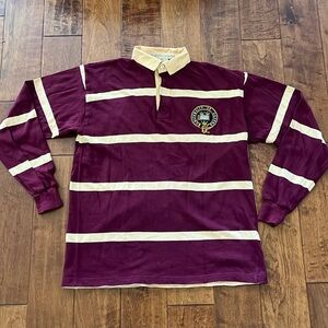 Vintage Polo University Of Oxford Collect Pull Over Stipend Size L